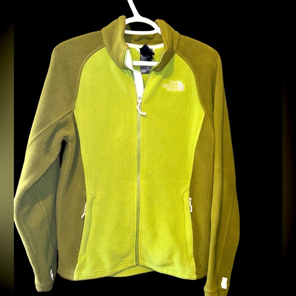 The North Face coat green fleece size medium - Picture 1 of 6